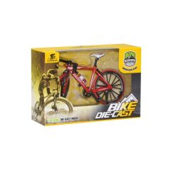 Riding Crazy Bicycle Kırmızı Bisiklet 0818-4A Die Cast Metal 1:10 Ölçek