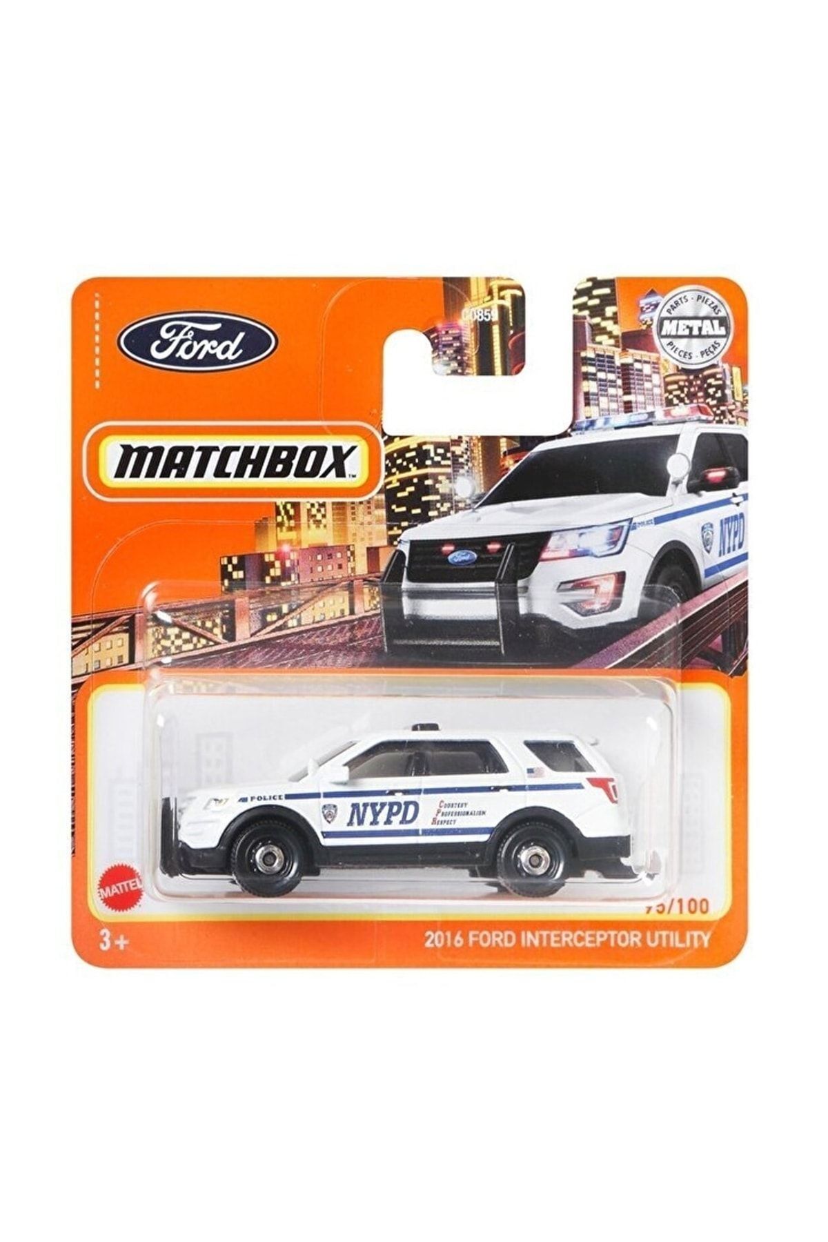 2016 Ford İnterceptor Utility Matchbox Tekli Arabalar C0859