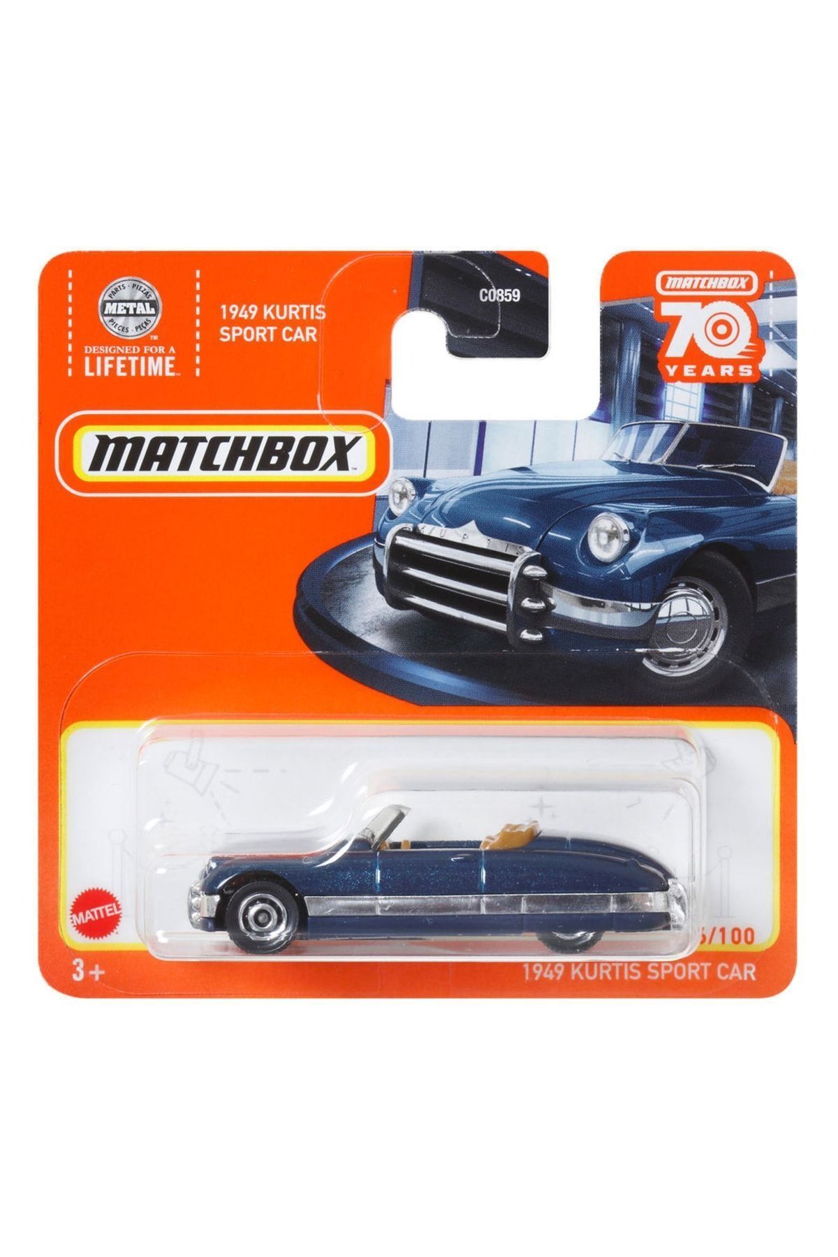 1949 Kurtis Sport Car Matchbox Tekli Arabalar C0859