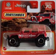 Jeep Wrangler Superlift Matchbox Tekli Arabalar C0859