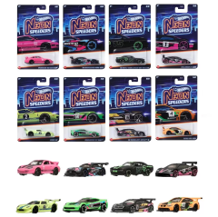 Hot Wheels Arabaları HLH72 Neon Speeders 8'li Set(YurtDışı)