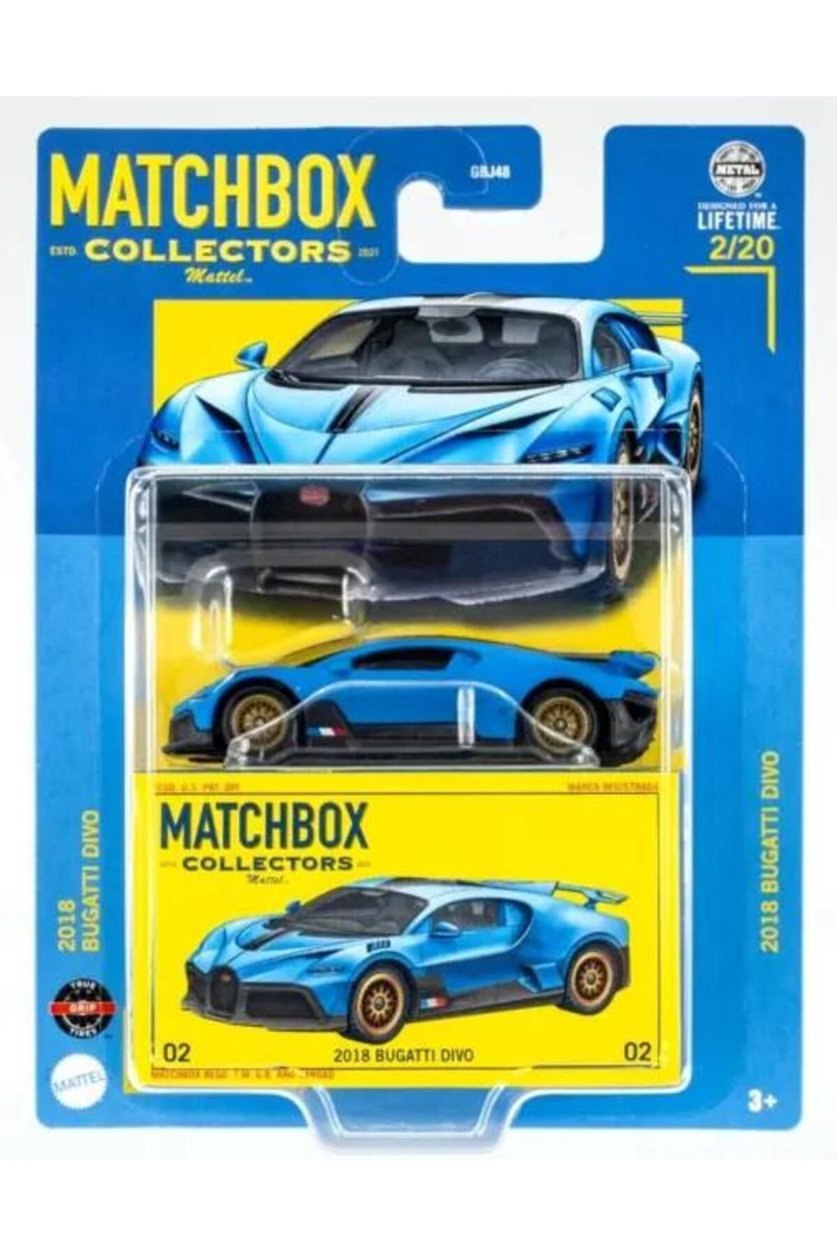 2018 Bugatti Divo Matchbox Koleksiyon Araçları Serisi GBJ48
