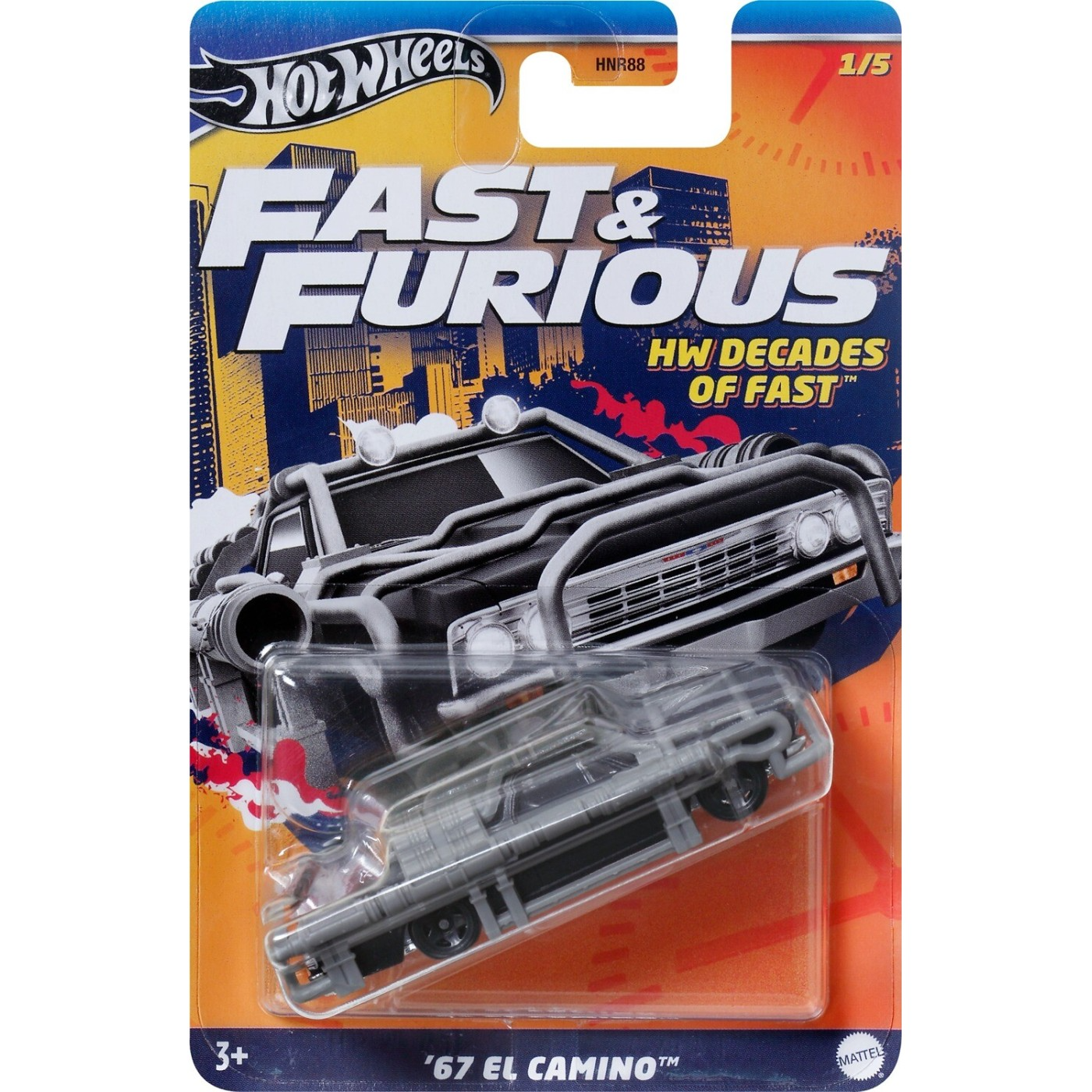 Hot Wheels Fast and Furious 67 El Camino HNR88 / HRW41 (YD)