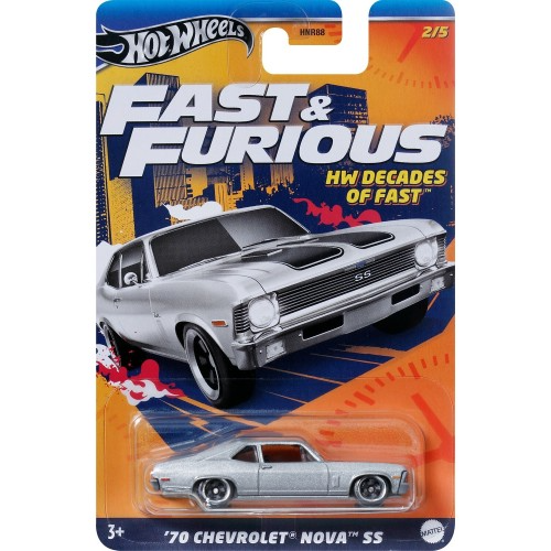 Hot Wheels Fast and Furious 70 Chevrolet Nova SS HNR88 / HRW42 (YD)