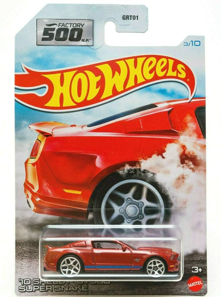 Hot Wheels 1O SHELBY GT500 SUPER SNAKE
