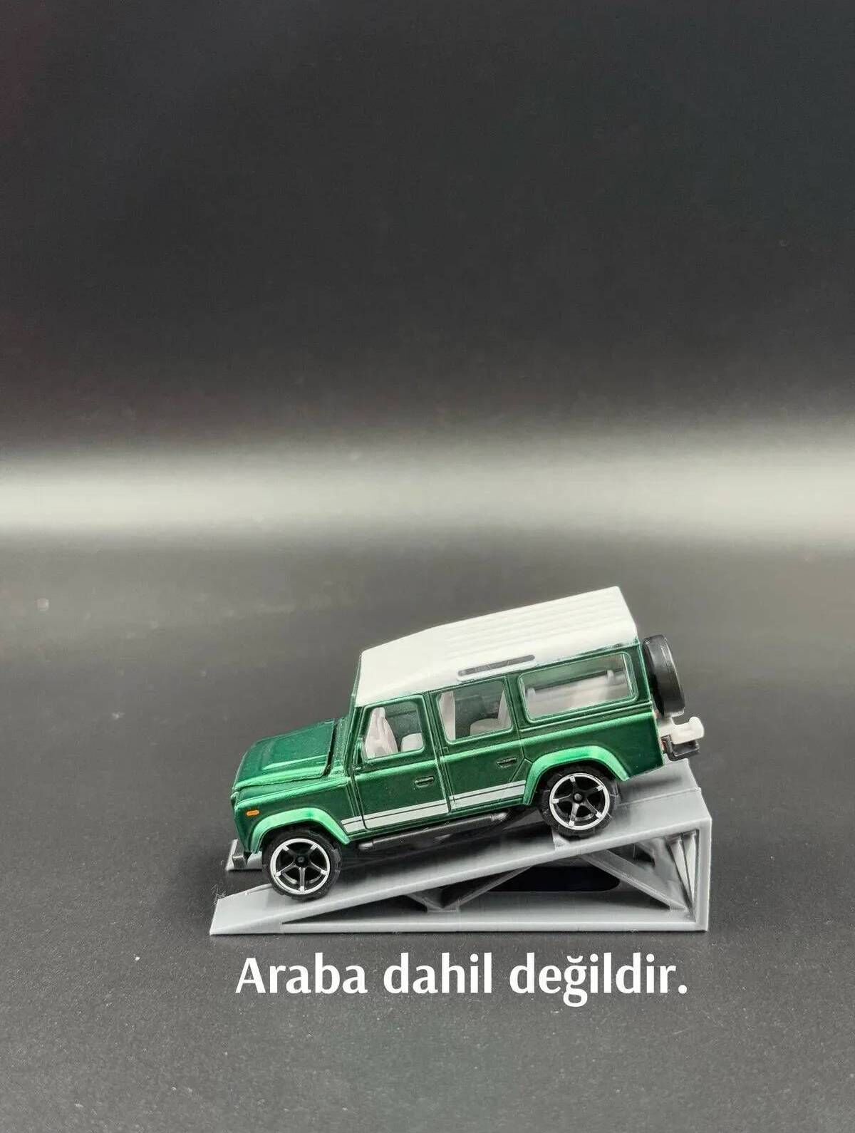1:64 Ölçek Araba Rampası - Gri