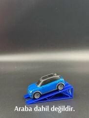 1:64 Ölçek Araba Rampası - Safir Mavisi