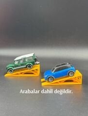 1:64 Ölçek Araba Rampası - Sarı 2'li