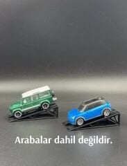 1:64 Ölçek Araba Rampası - Siyah 2'li