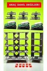 1:64 Ölçek Diecast Araç Seti - Rampa, Stand, Lift