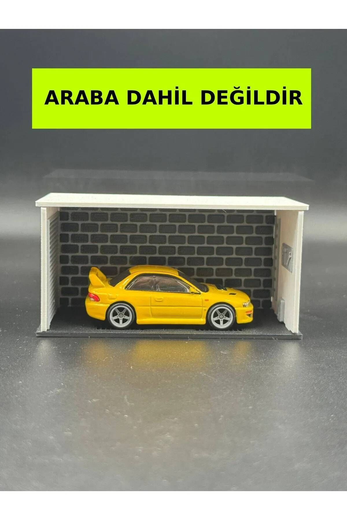1:64 Ölçekli Tek Araçlık Diorama Garaj Showroom