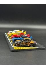 1:64 Ölçek Diecast Araba Park Yeri Diorama - 5 Araçlık