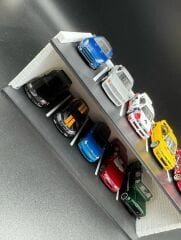 1:64 Ölçekli 2 Katlı Otopark Garaj Stand