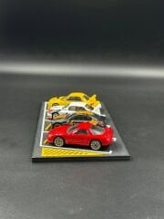 1:64 Ölçek Diecast Araba Park Yeri Diorama - 4 Araçlık