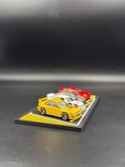 1:64 Ölçek Diecast Araba Park Yeri Diorama - 4 Araçlık