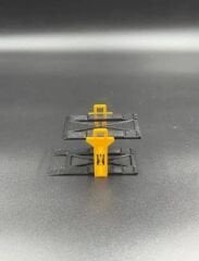 1:64 Ölçek Diorama Araç Lifti - 2 Araç - Sarı Siyah
