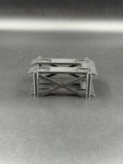 1:64 Ölçek Diorama Araç Lifti - Siyah - 2 Araç