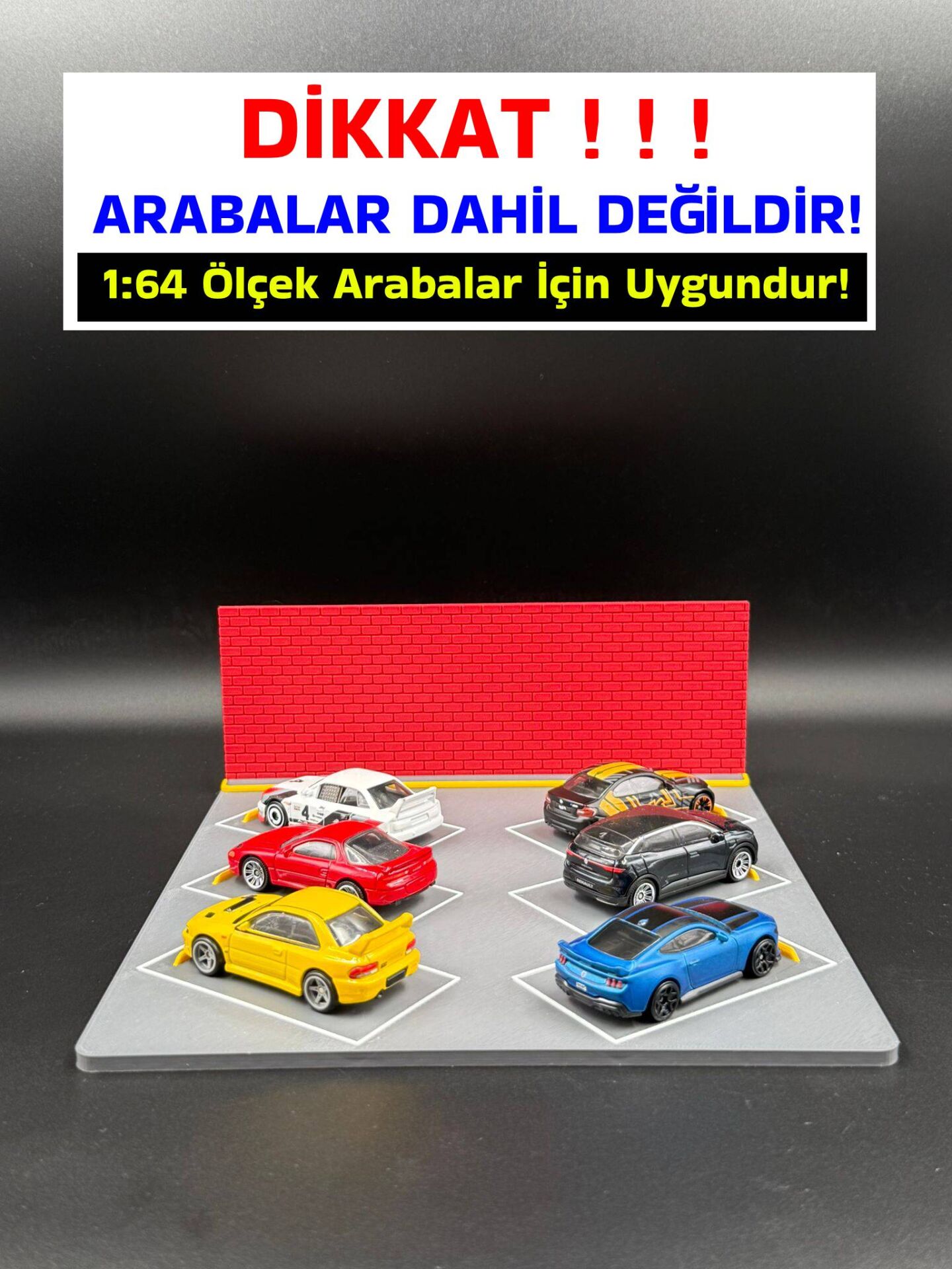 1:64 Ölçek Park Diorama - Araç Park Etme