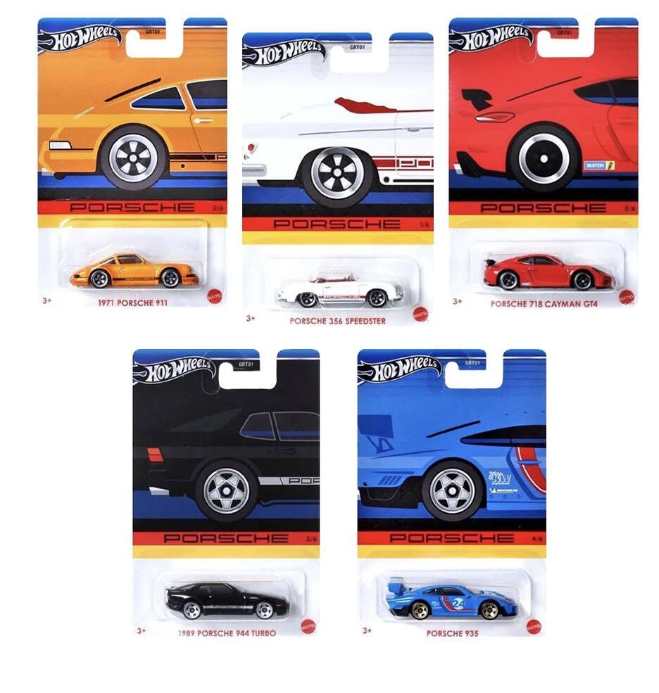 Hot Wheels Porsche Design GRT01 5'li Set