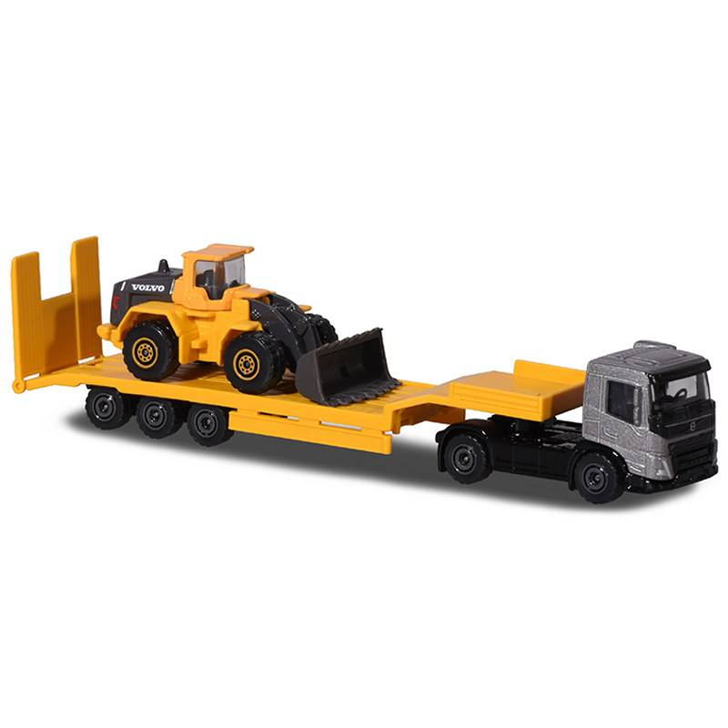 Majorette Volvo FMX Low Bed Trailer