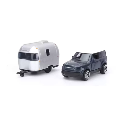 Majorette Trailer Land Rover Defender 90 / Airstream Sport 16