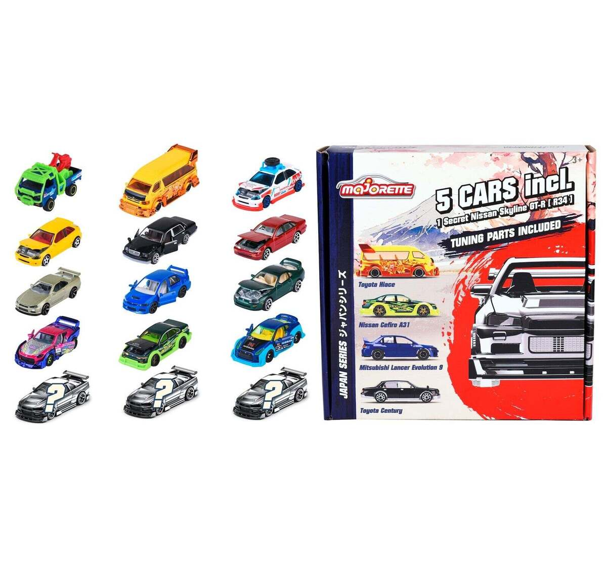 Majorette 4+1 Sürpriz Araba Paketi Mix 1