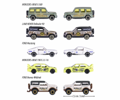 Majorette Castheads Series 5'li Araba Seti