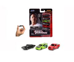 Fast & Furious 1:65 Ölçek 3'lü Araba Paketi