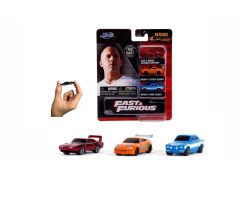 Fast & Furious 1:65 Ölçek 3'lü Araba Paketi 2.Nesil