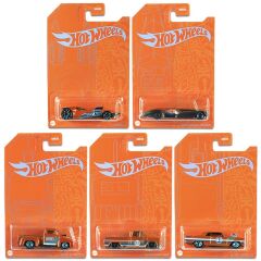 Hot Wheels Mavi ve Parlak Arabalar GRR35 5'li