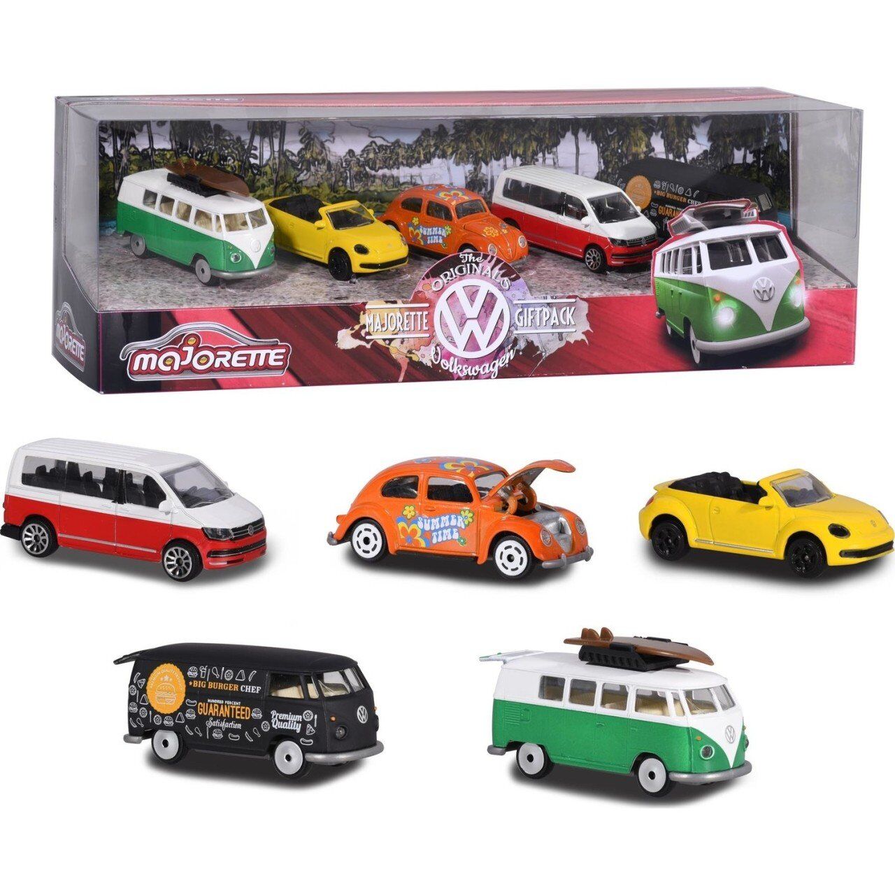 Majorette Metal Volkswagen Araçlar 5'li Hediye Paketi