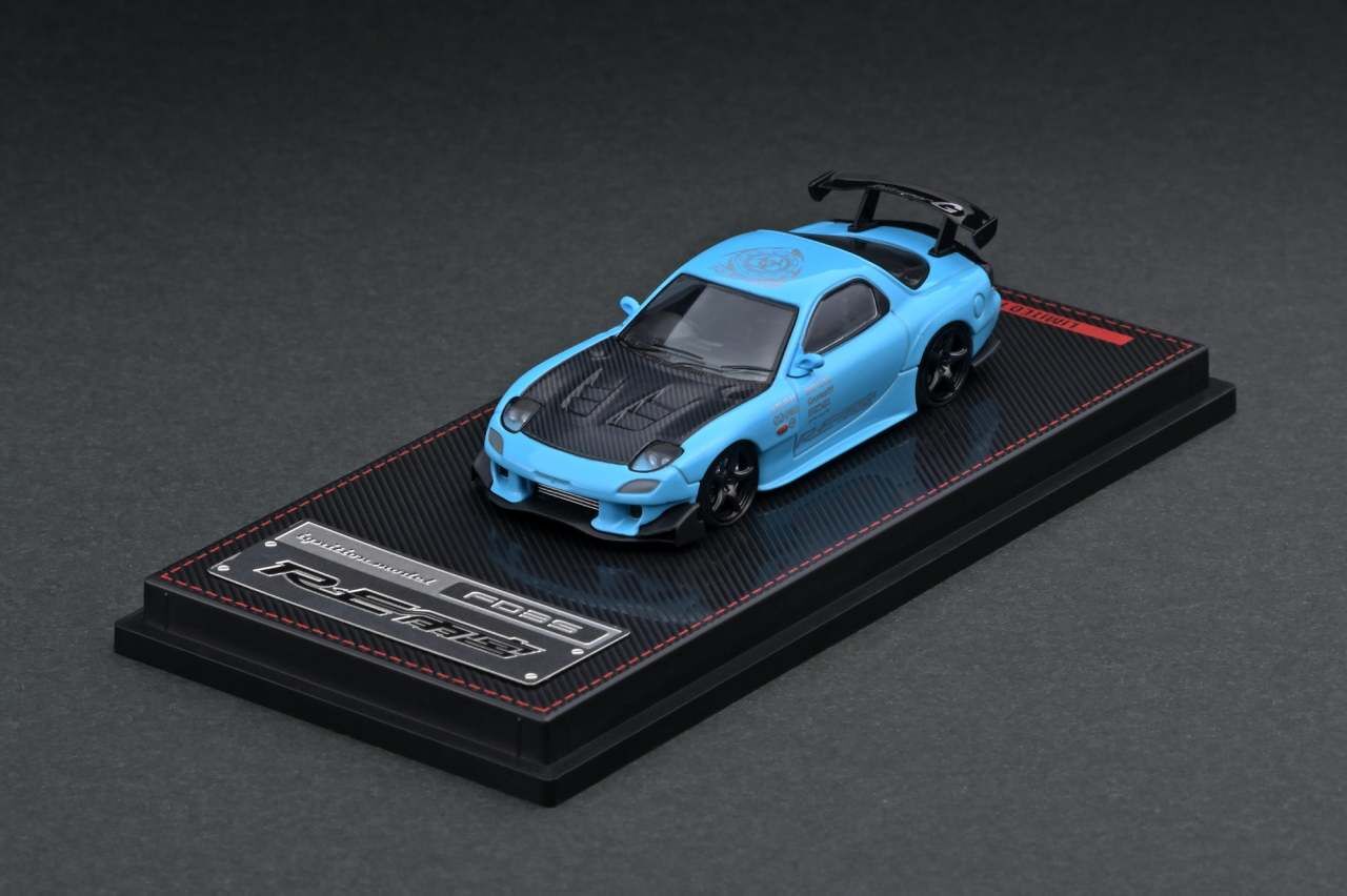 Ignition Model 1/64 Mazda RX-7 (FD3S) RE Amemiya Light Blue