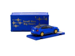 Subaru WRX STI  EJ20 Final Edition Blue *** With Container *** 1/64