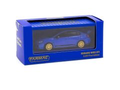 Subaru WRX STI  EJ20 Final Edition Blue *** With Container *** 1/64