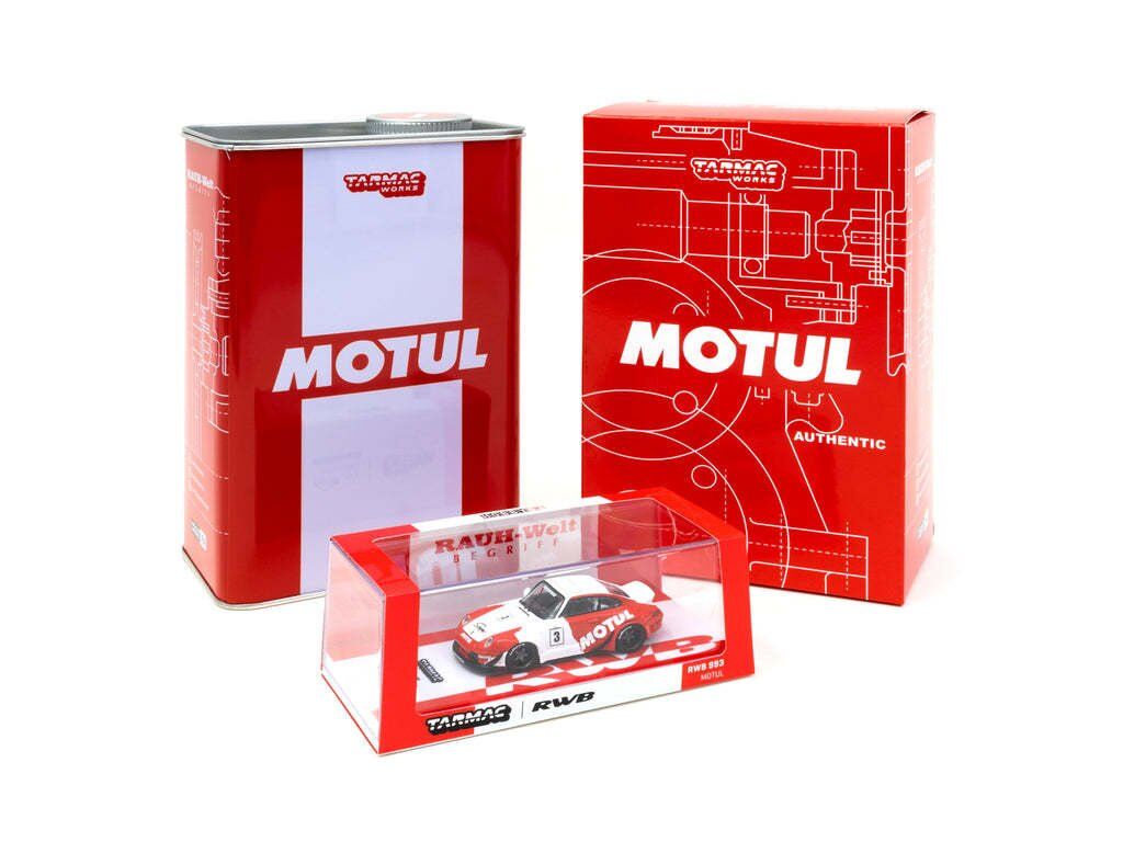 RWB 993 Motul *** With metal oil can *** *** Official Collaboration with Motul *** 1/64